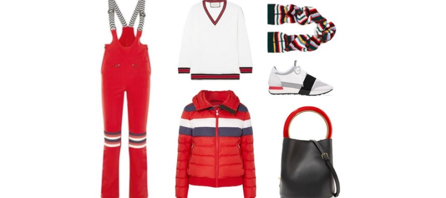LUXURY shopping – Sportigt rött & vitt set (Look #2)